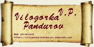 Vilogorka Pandurov vizit kartica